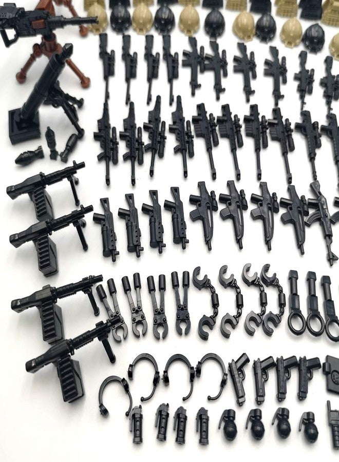 ZHX Weapon Pack Military Weapon Accessories Army Guns Simulate Battle Building Blocks Brick Toys for Kids - Image 4